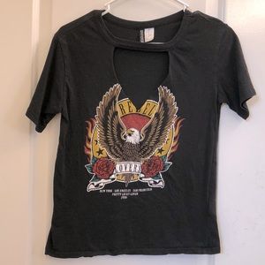 Cut Out Band T-shirt